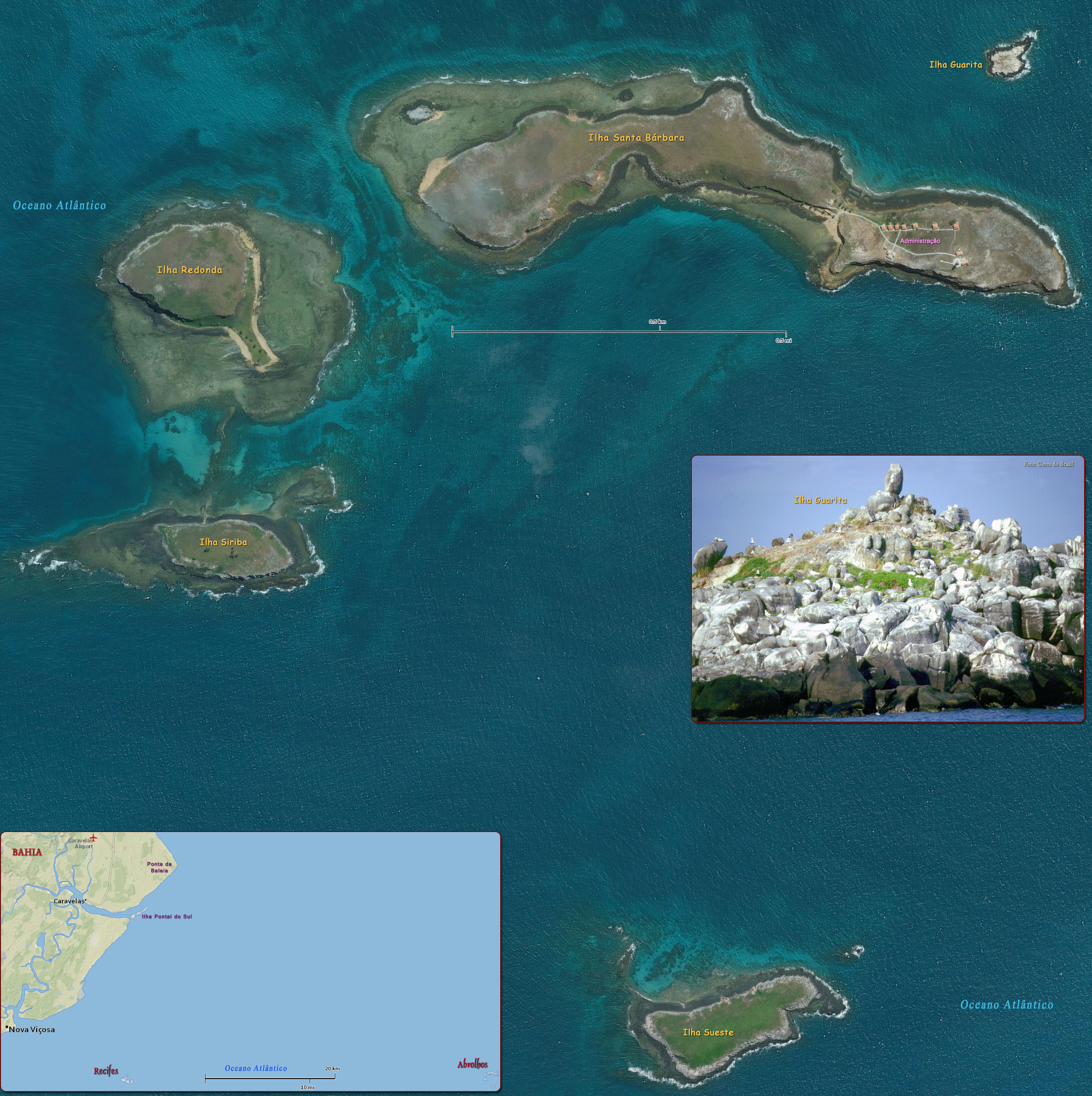 Mapa Abrolhos