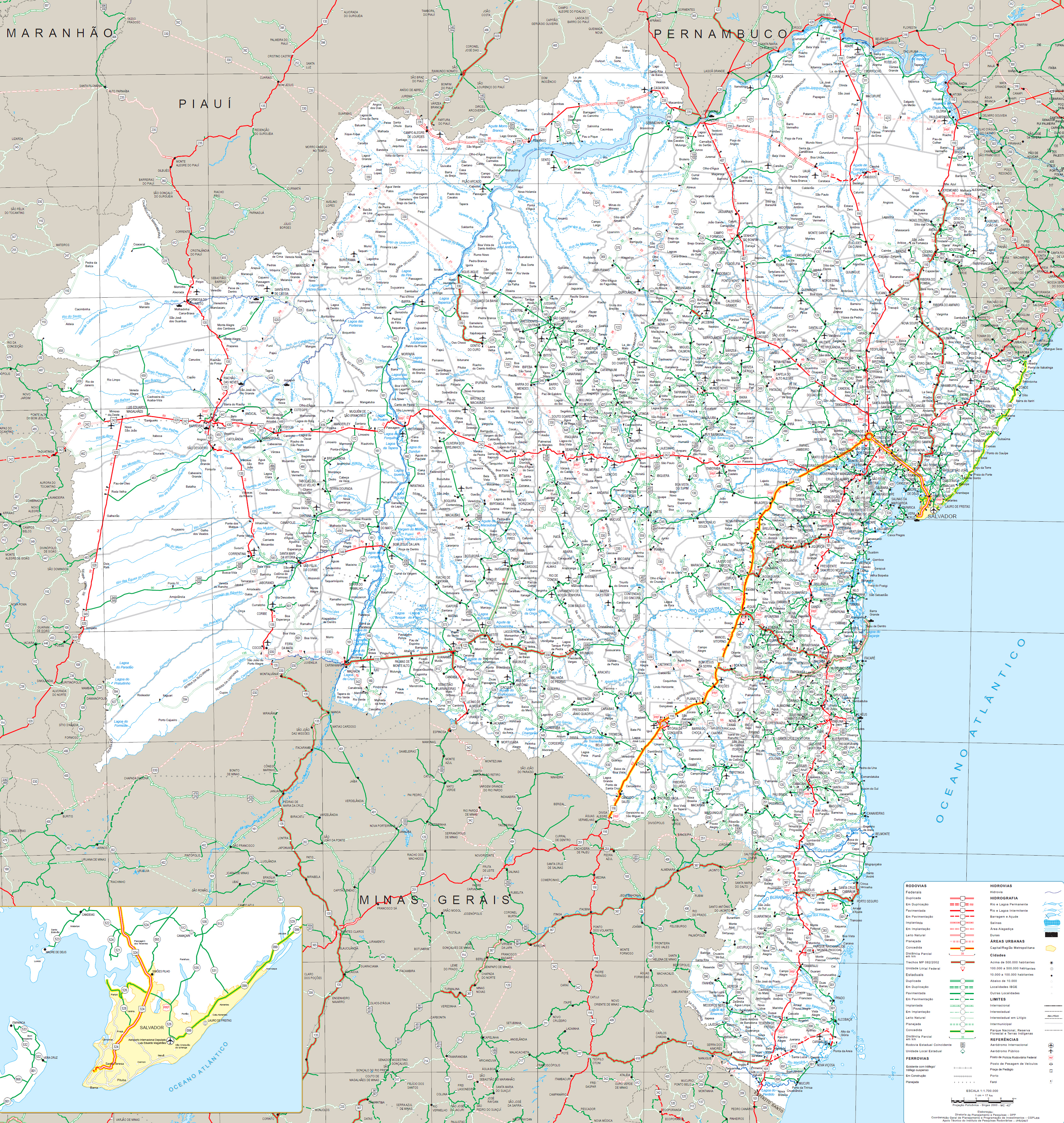 Mapa rodoviário